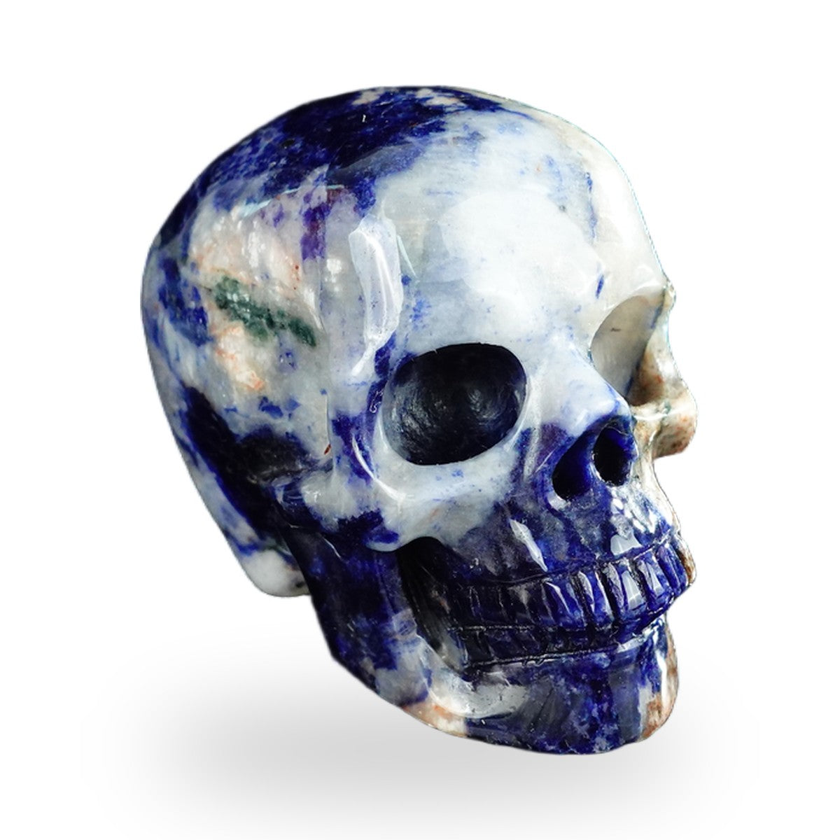 Sodalite crystal skull 2.2" SKH20SL17 photo 3
