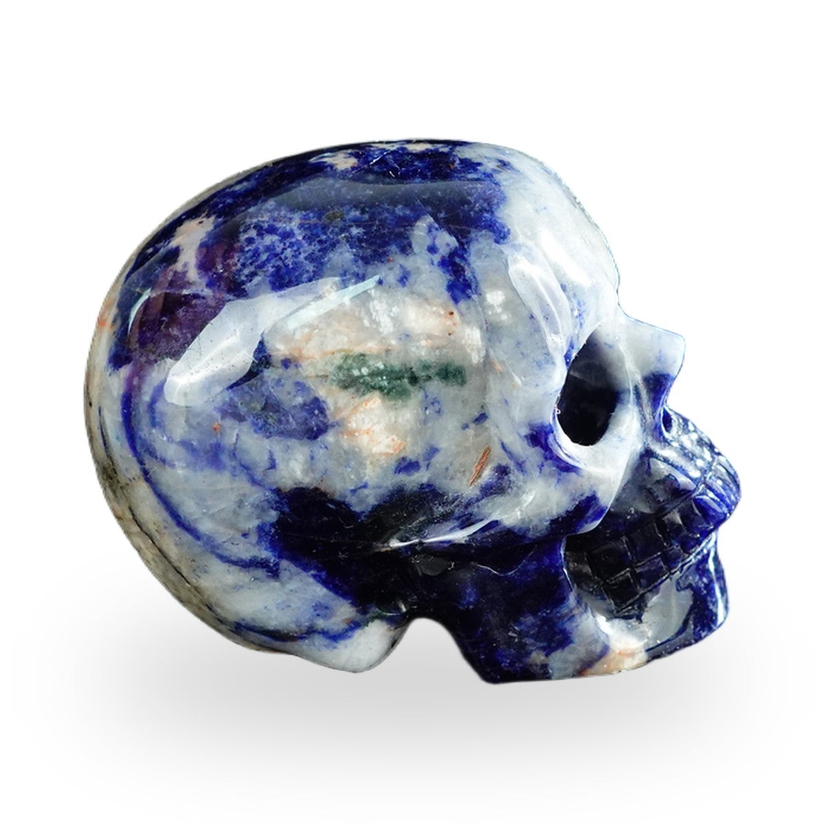 Sodalite crystal skull 2.2" SKH20SL17 photo 5