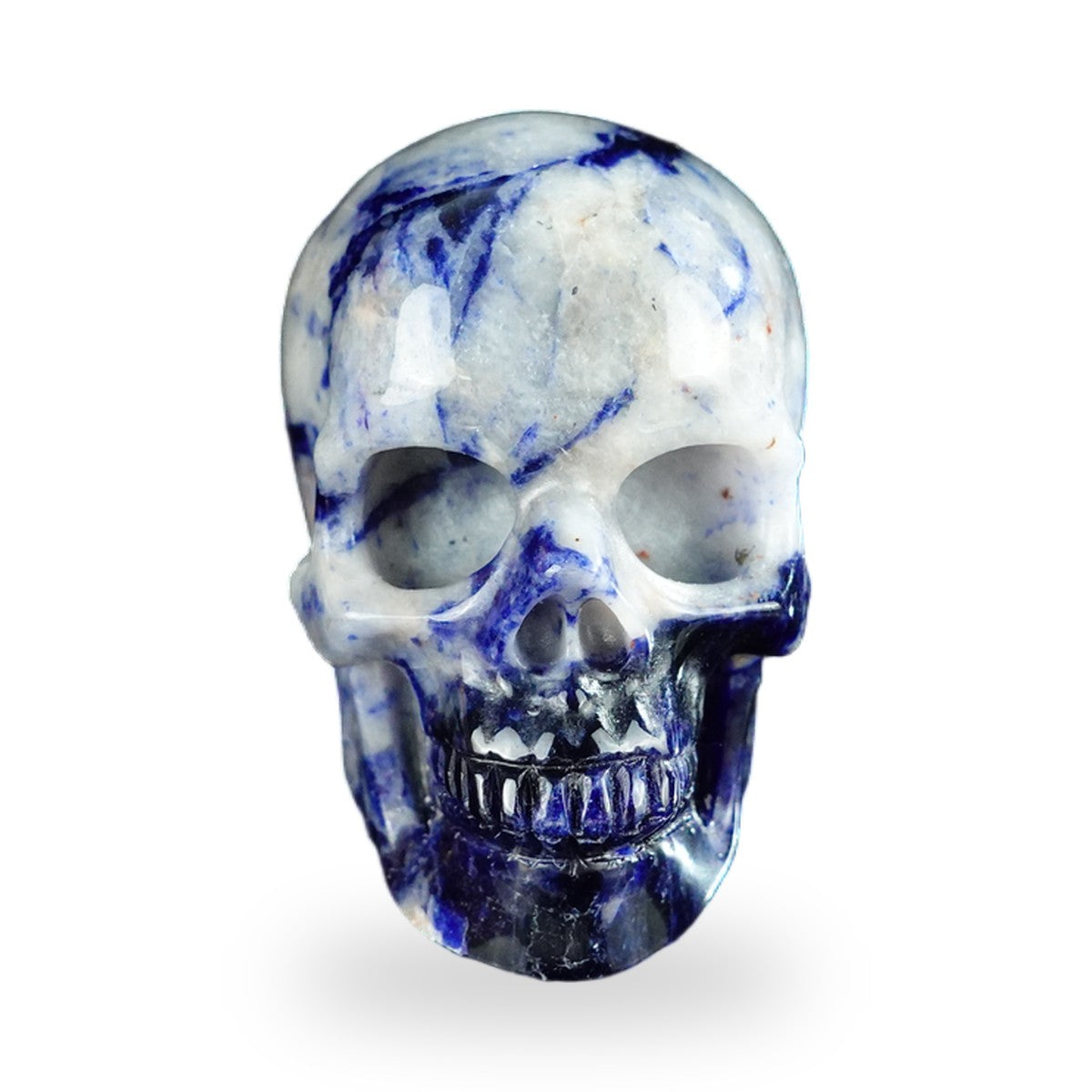 Sodalite crystal skull 2.2" SKH20SL18 photo 1