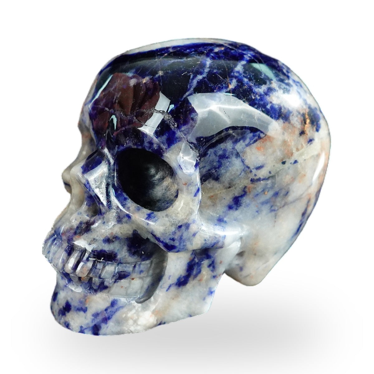 Sodalite crystal skull 2.2" SKH20SL19 photo 7