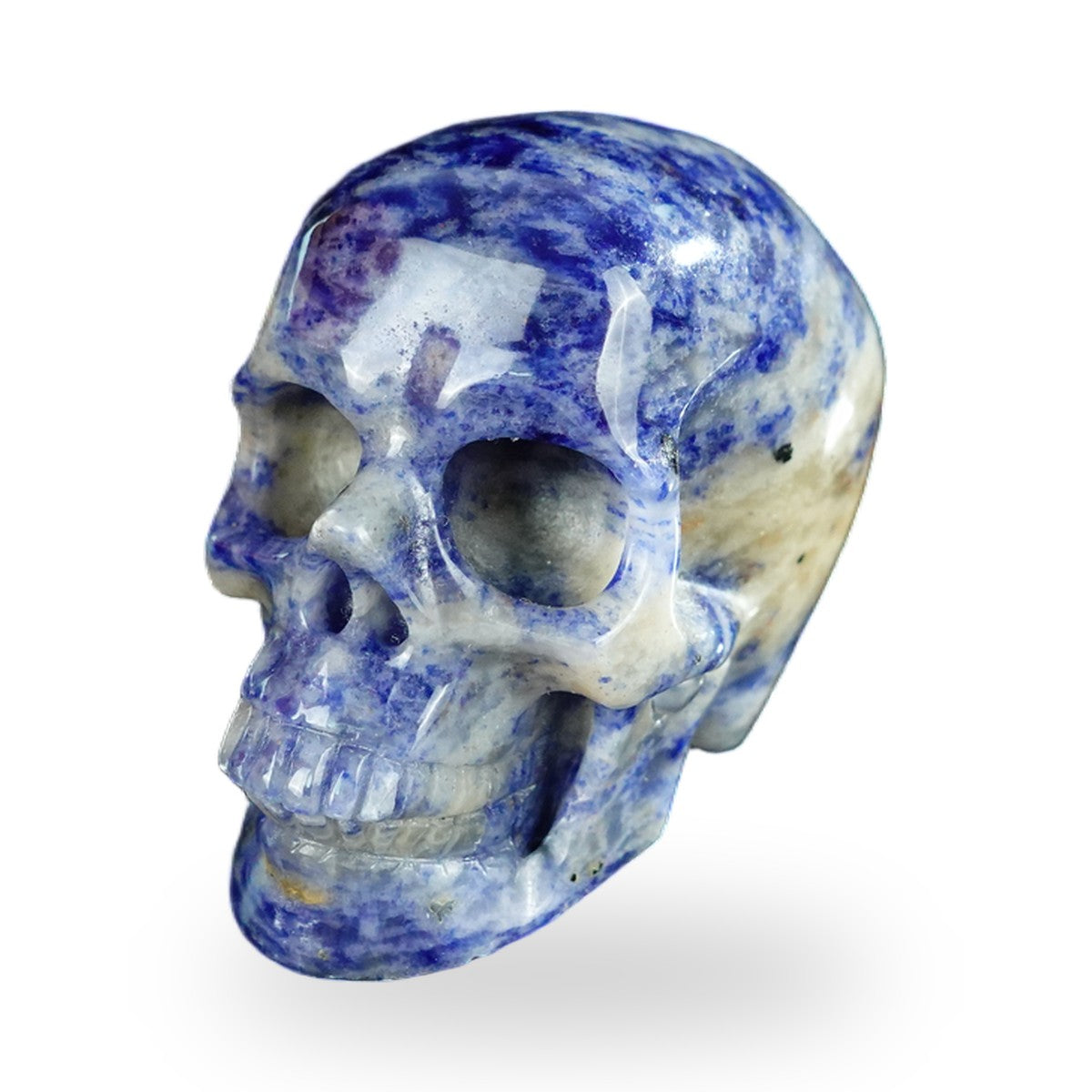 Sodalite crystal skull 2.2" SKH20SL20 photo 8