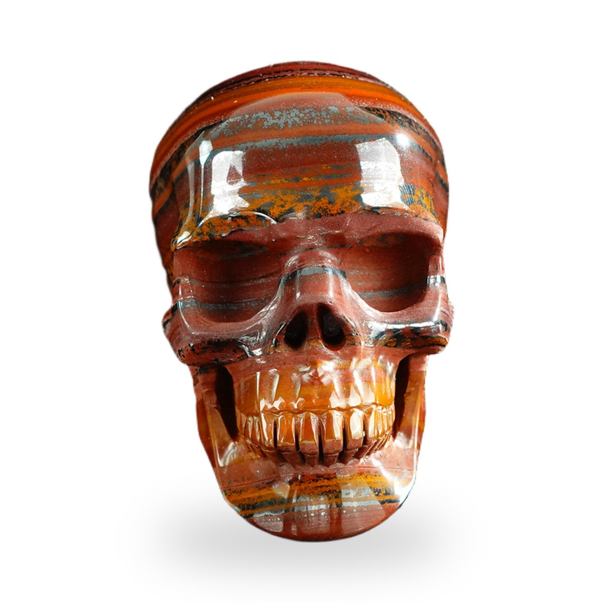 Tiger Iron crystal skull 3" SKH30TI03 photo 1