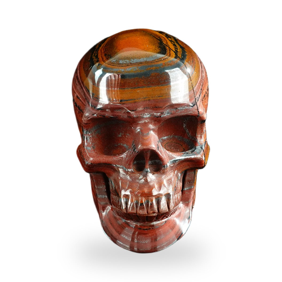 Tiger Iron crystal skull 3" SKH30TI06 photo 1