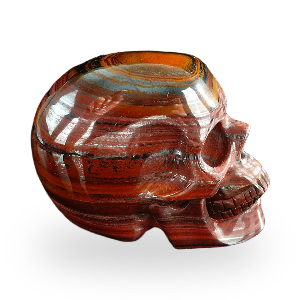 Tiger Iron crystal skull 3" SKH30TI06 photo 5
