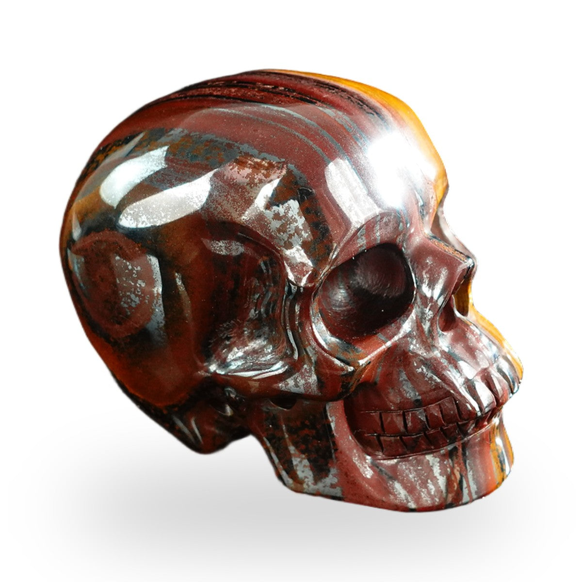 Tiger Iron crystal skull 3" SKH30TI10 photo 4