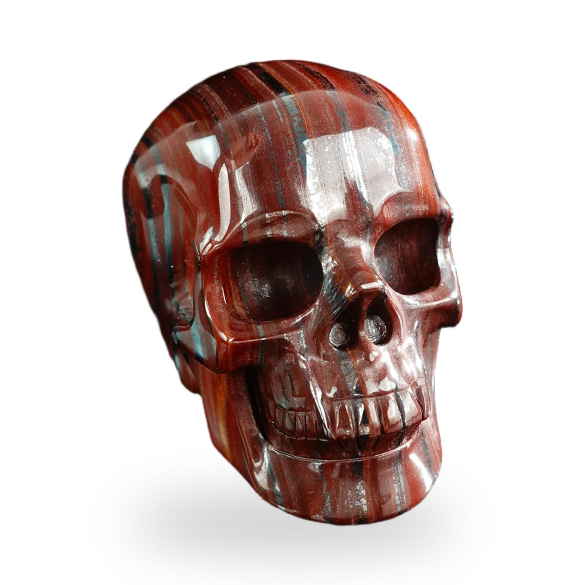 Tiger Iron crystal skull 3" SKH30TI11 photo 2