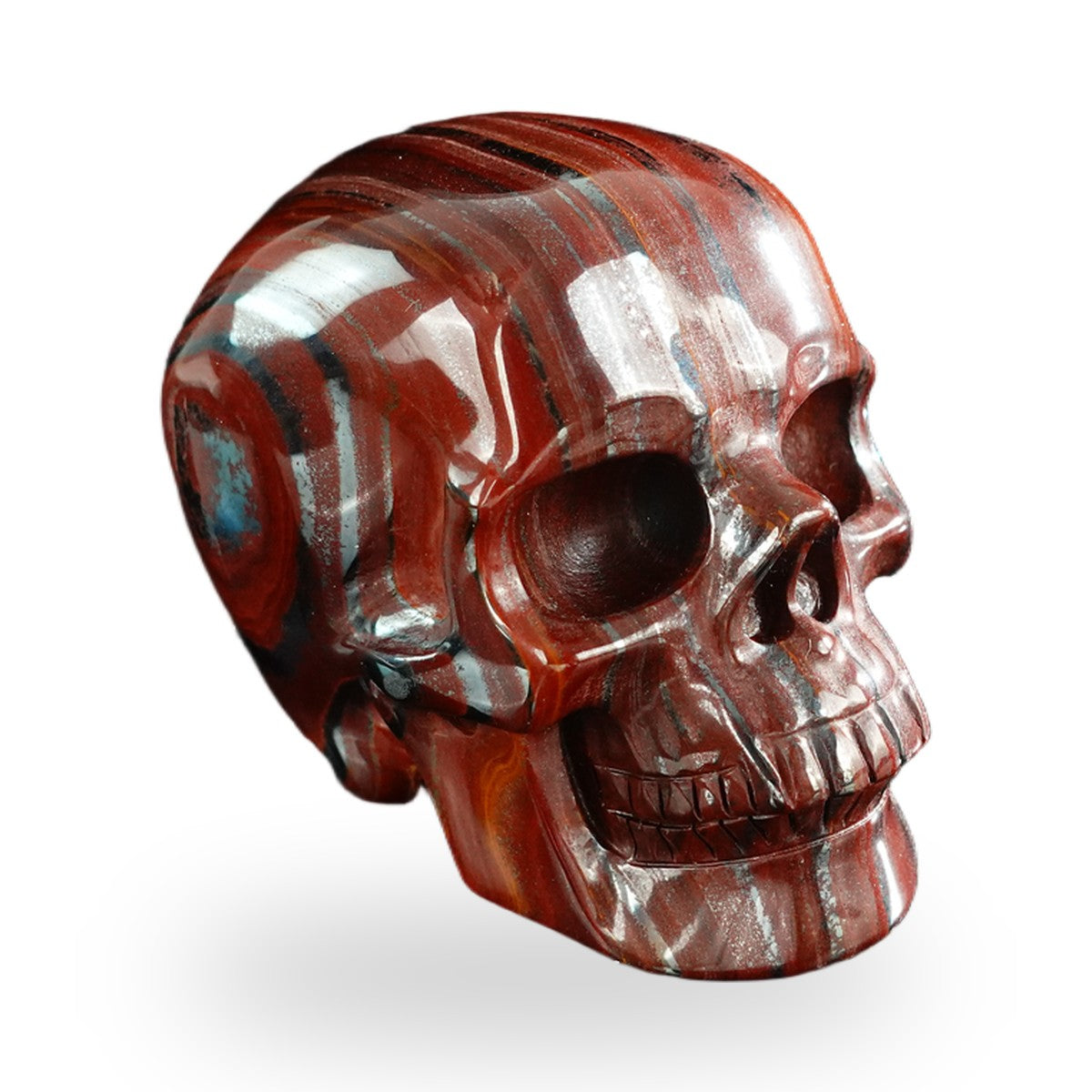 Tiger Iron crystal skull 3" SKH30TI11 photo 3