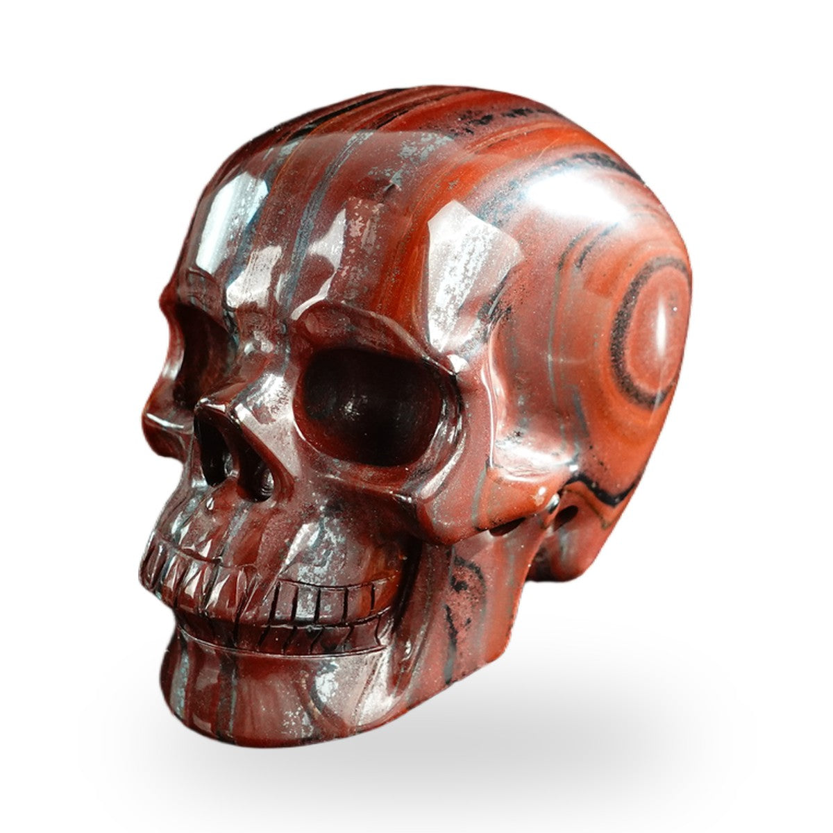 Tiger Iron crystal skull 3" SKH30TI11 photo 8