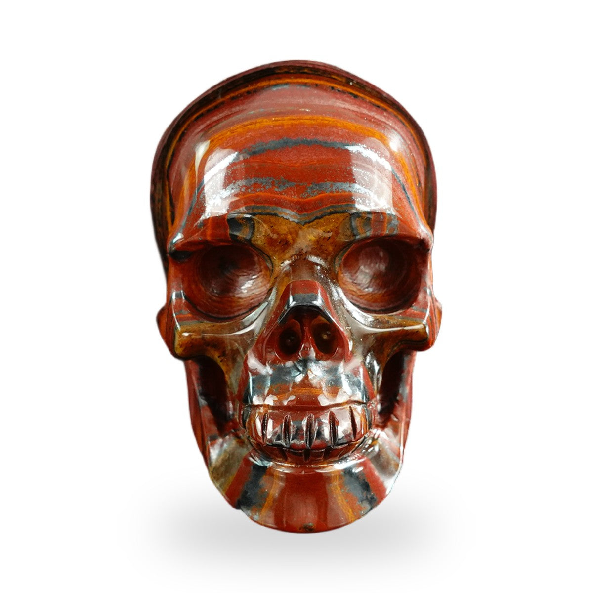 Tiger Iron crystal skull 3" SKH30TI12 photo 1
