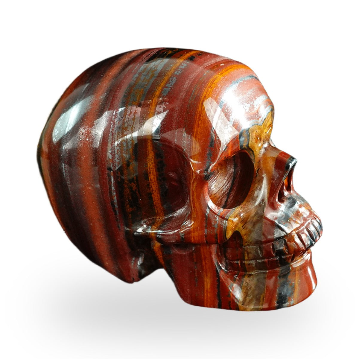Tiger Iron crystal skull 3" SKH30TI12 photo 4