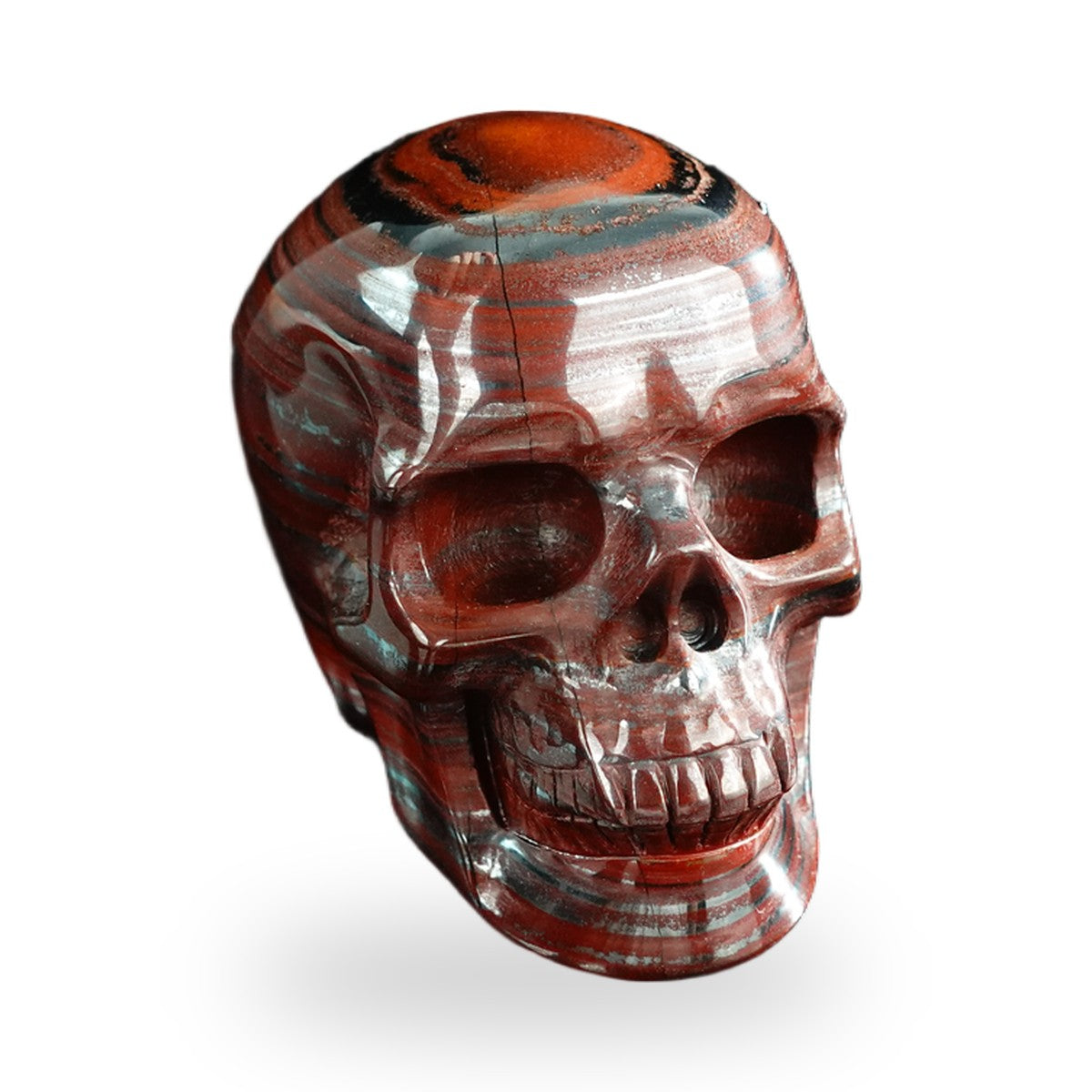 Tiger Iron crystal skull 3" SKH30TI15 photo 3