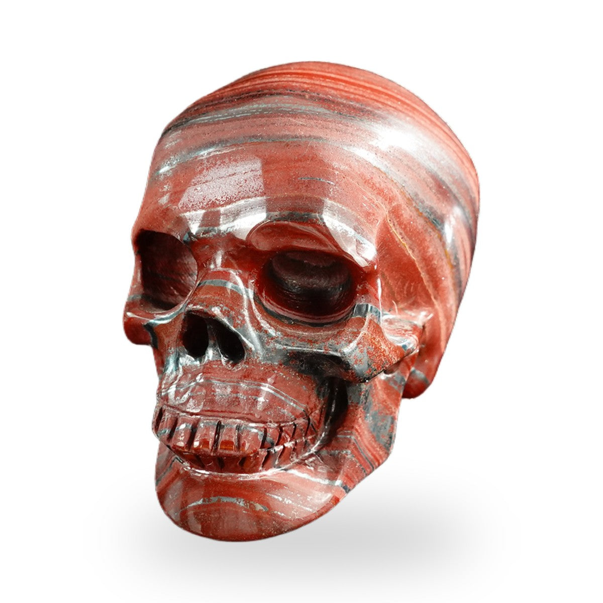 Tiger Iron crystal skull 3" SKH30TI16 photo 3