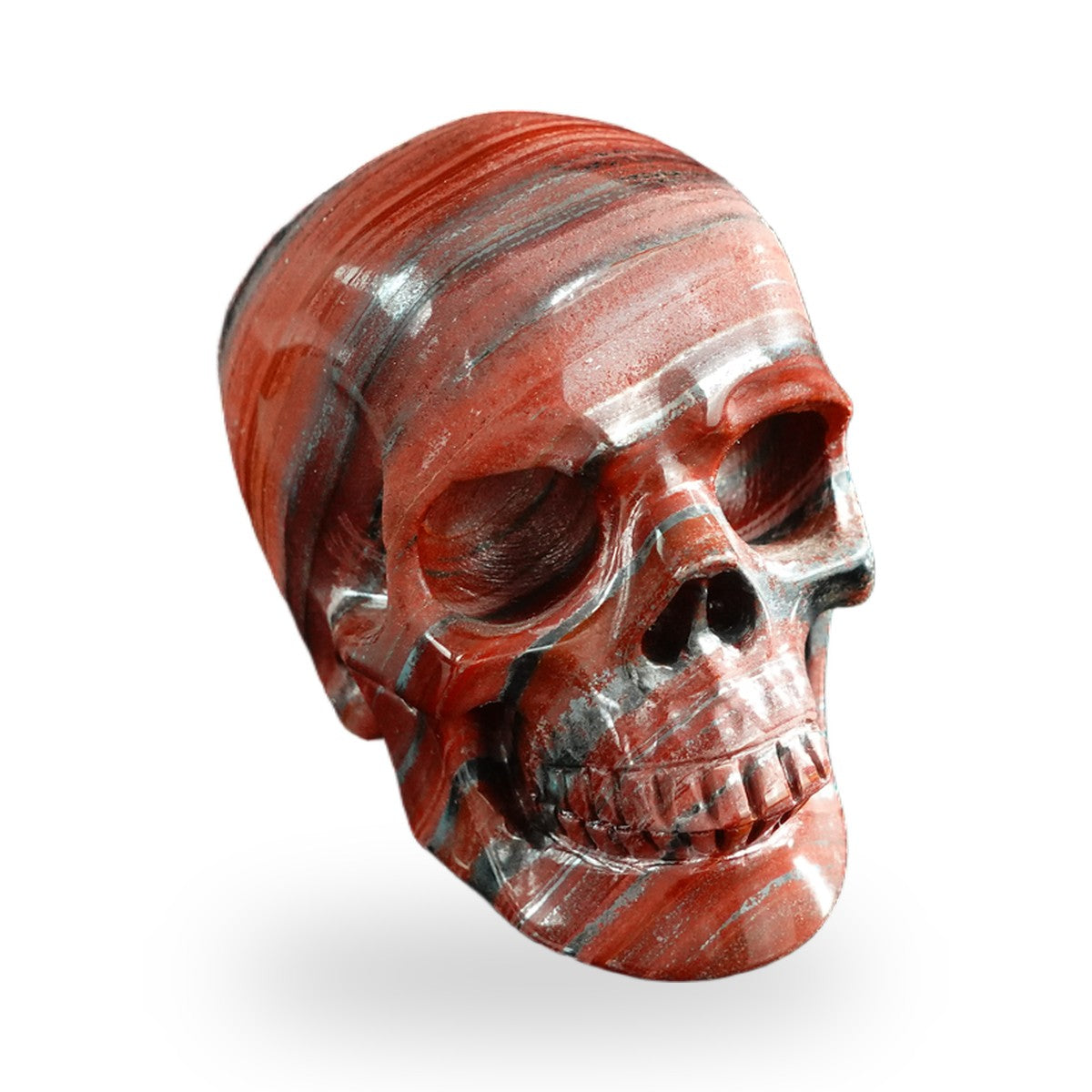 Tiger Iron crystal skull 3" SKH30TI16 photo 4