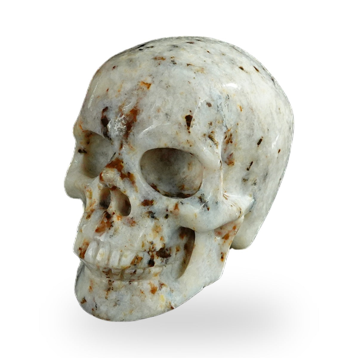 White Opal crystal skull 2.2" SKH20WO02 photo 8