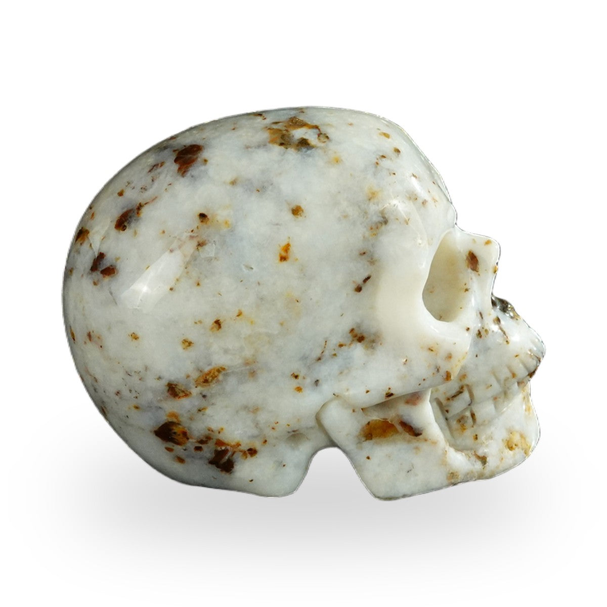 White Opal crystal skull 2.2" SKH20WO04 photo 4
