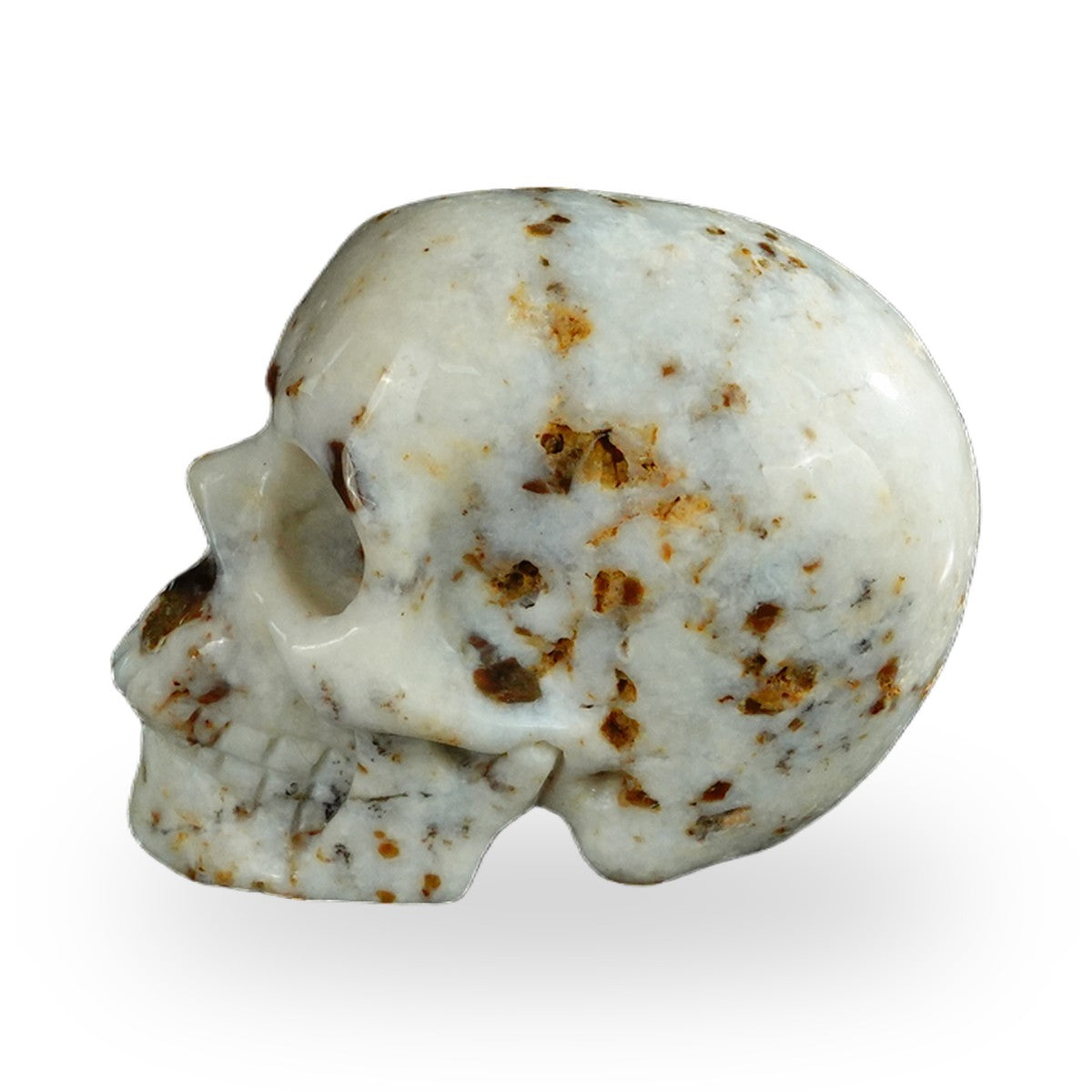 White Opal crystal skull 2.2" SKH20WO04 photo 6