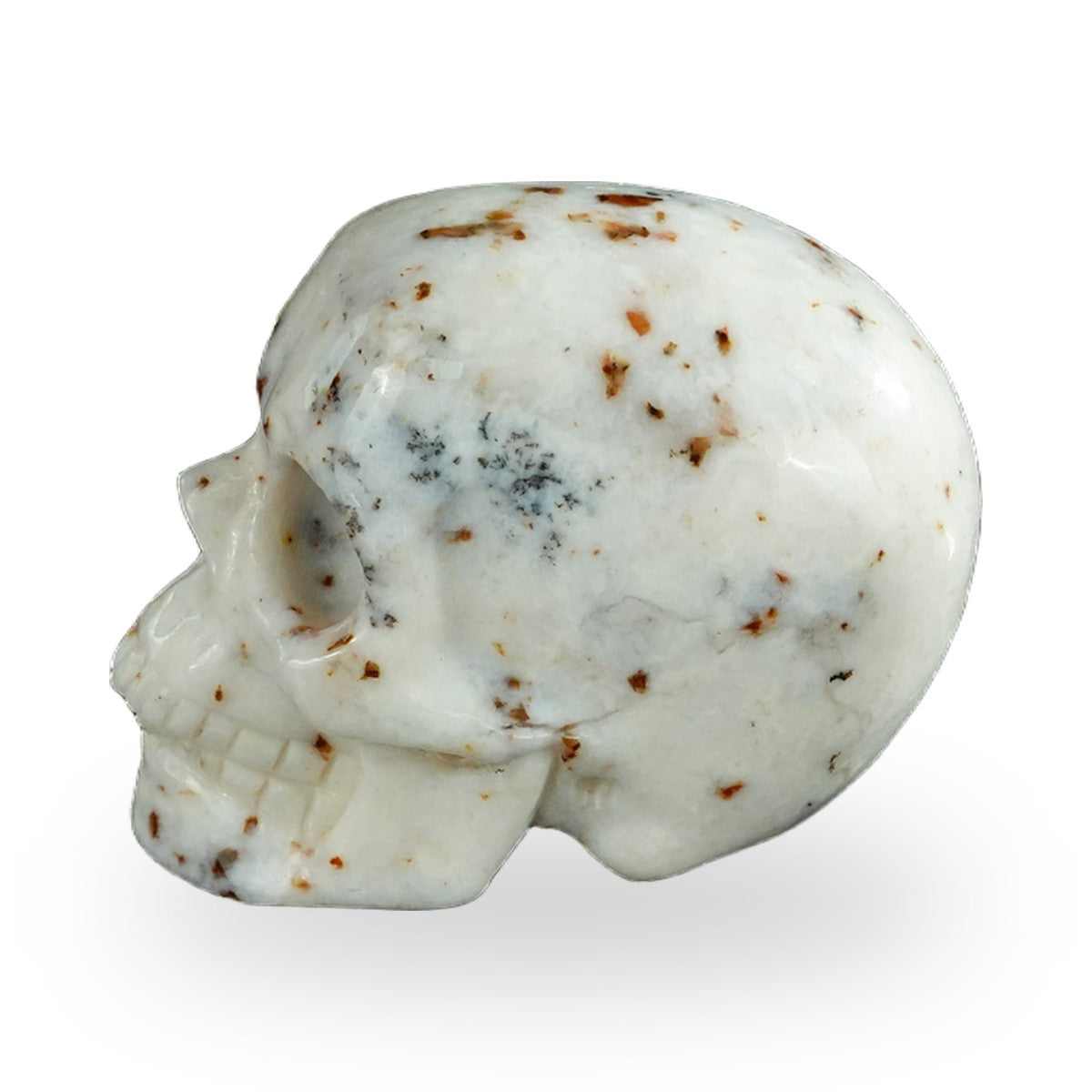 White Opal crystal skull 2.2" SKH20WO05 photo 6
