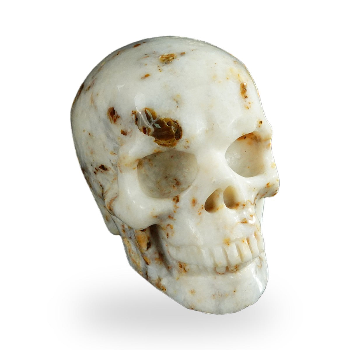 White Opal crystal skull 2.2" SKH20WO06 photo 2