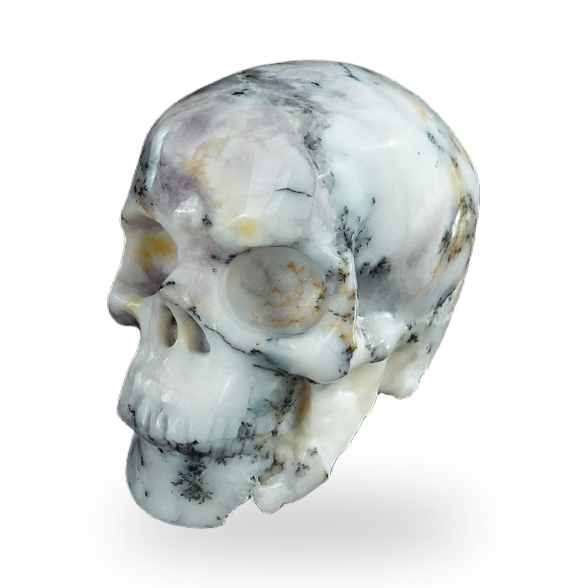 White Opal crystal skull 2.2" SKH20WO07 photo 8