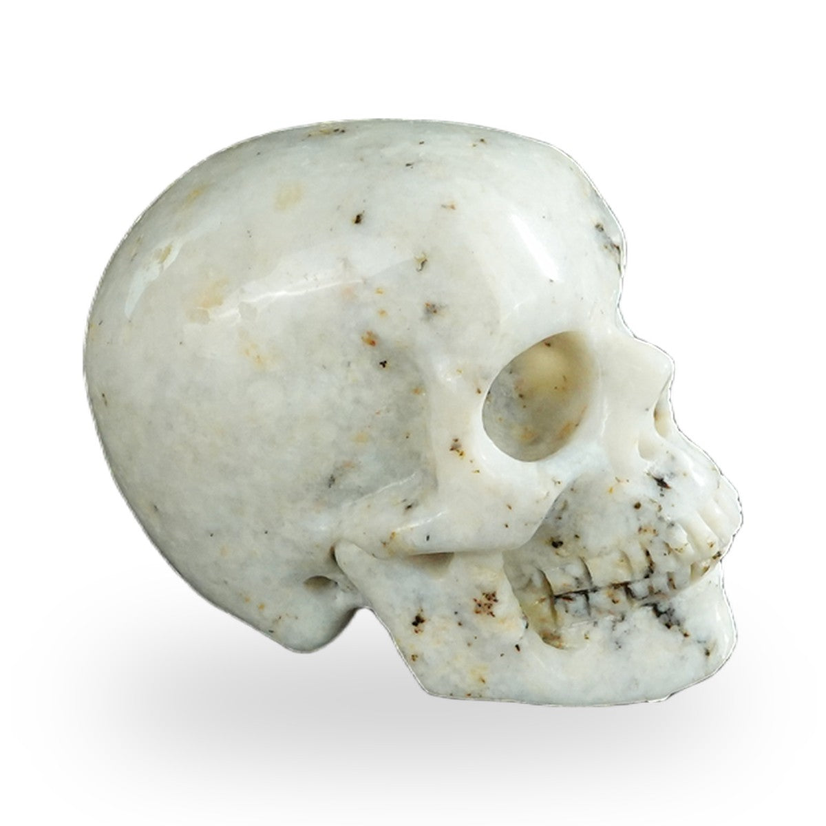 White Opal crystal skull 2.2" SKH20WO08 photo 4