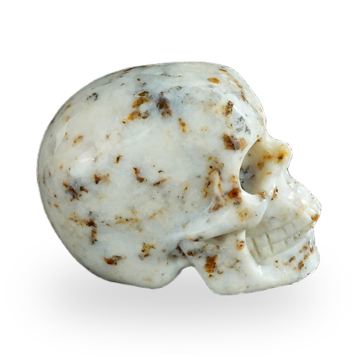 White Opal crystal skull 2.2" SKH20WO09 photo 4