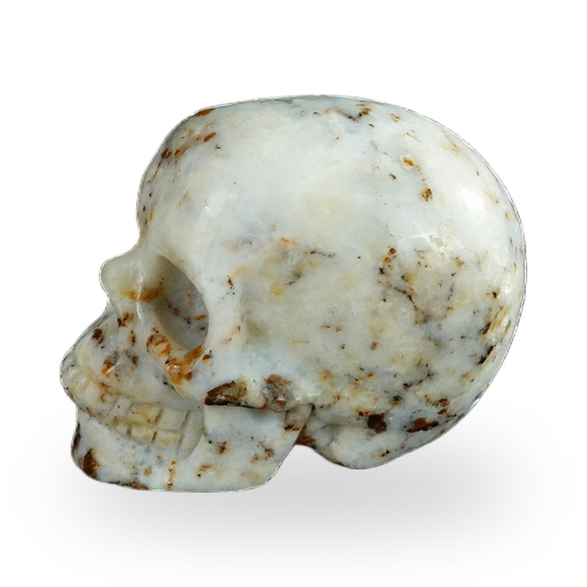 White Opal crystal skull 2.2" SKH20WO09 photo 6
