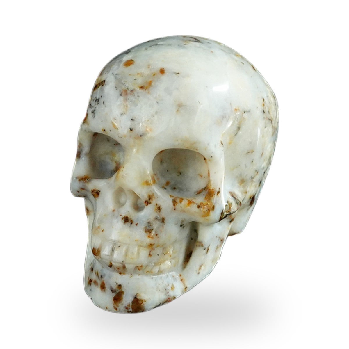 White Opal crystal skull 2.2" SKH20WO09 photo 8