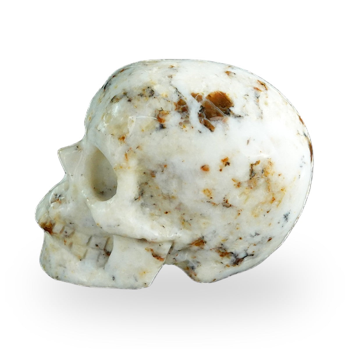 White Opal crystal skull 2.2" SKH20WO12 photo 6