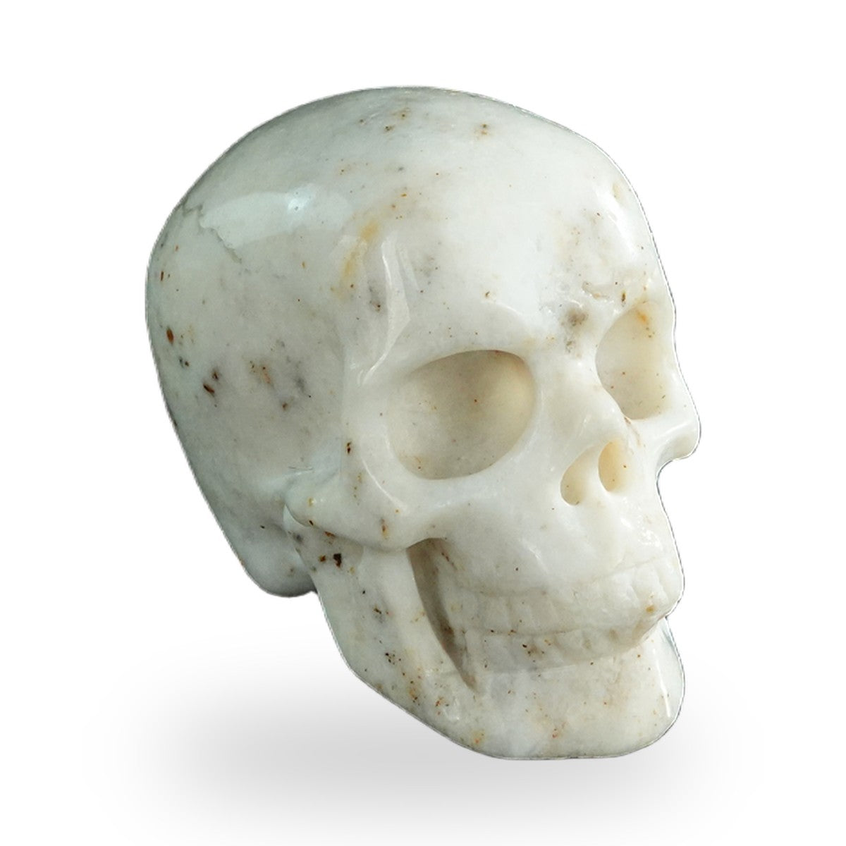 White Opal crystal skull 2.2" SKH20WO14 photo 3