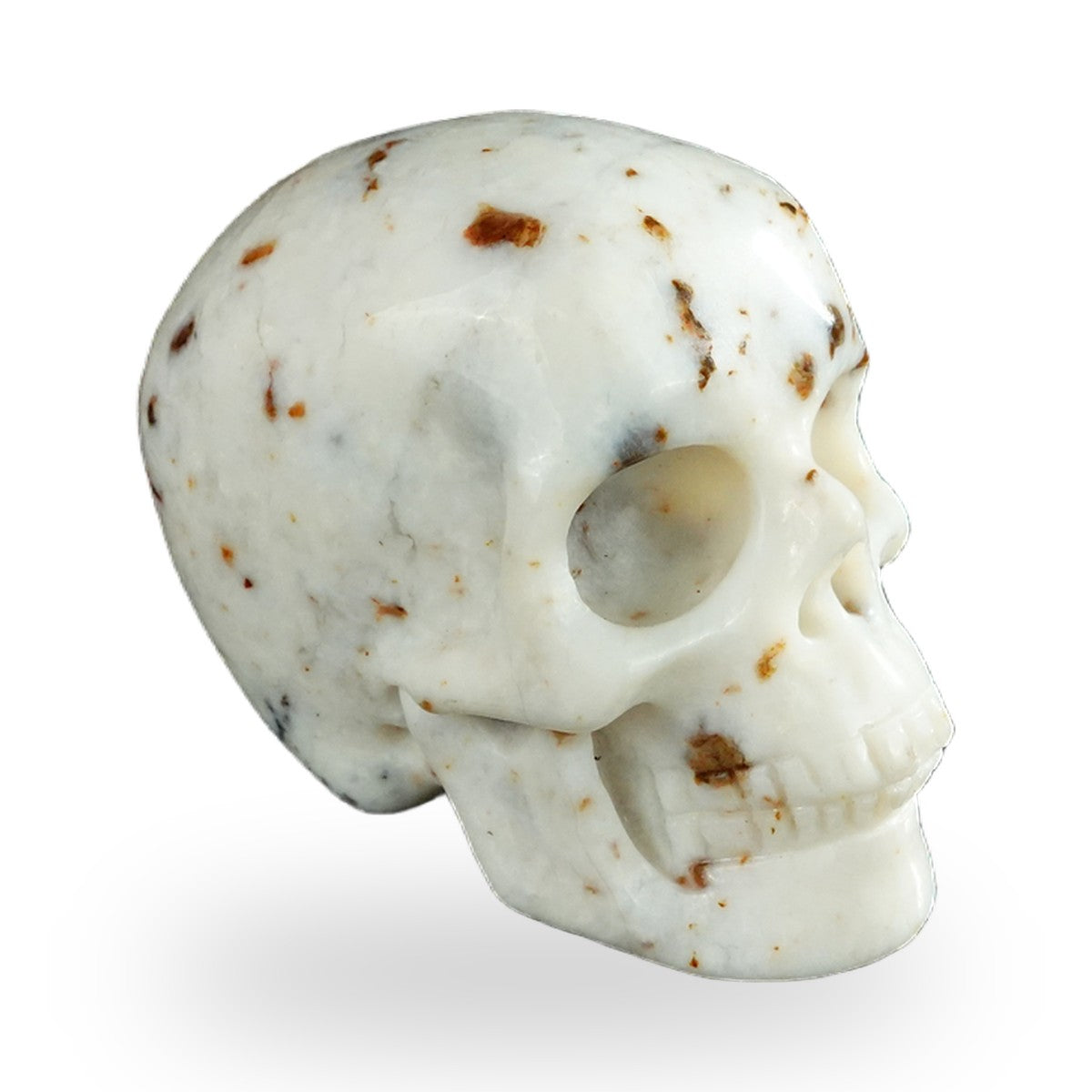 White Opal crystal skull 2.2" SKH20WO15 photo 4