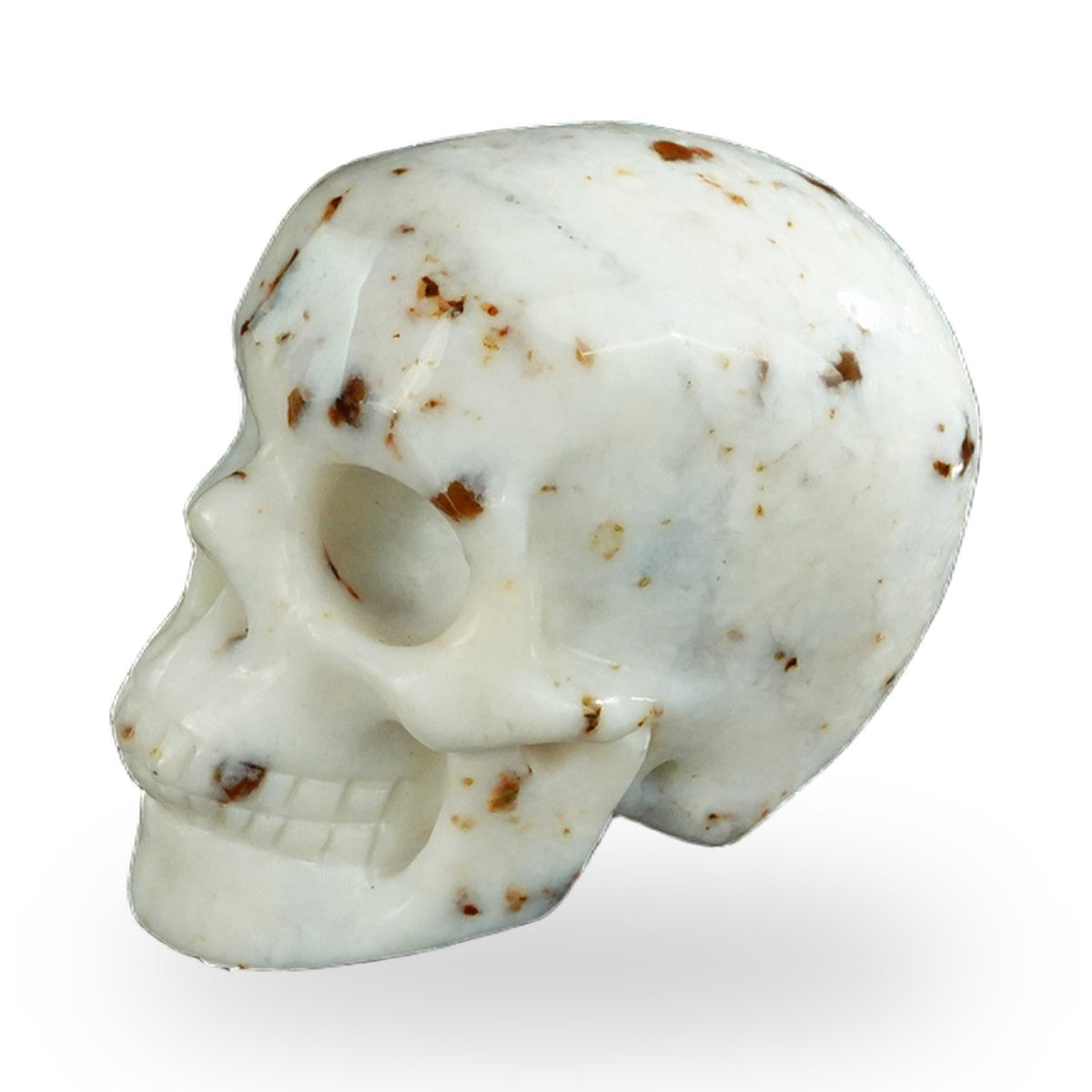 White Opal crystal skull 2.2" SKH20WO15 photo 7