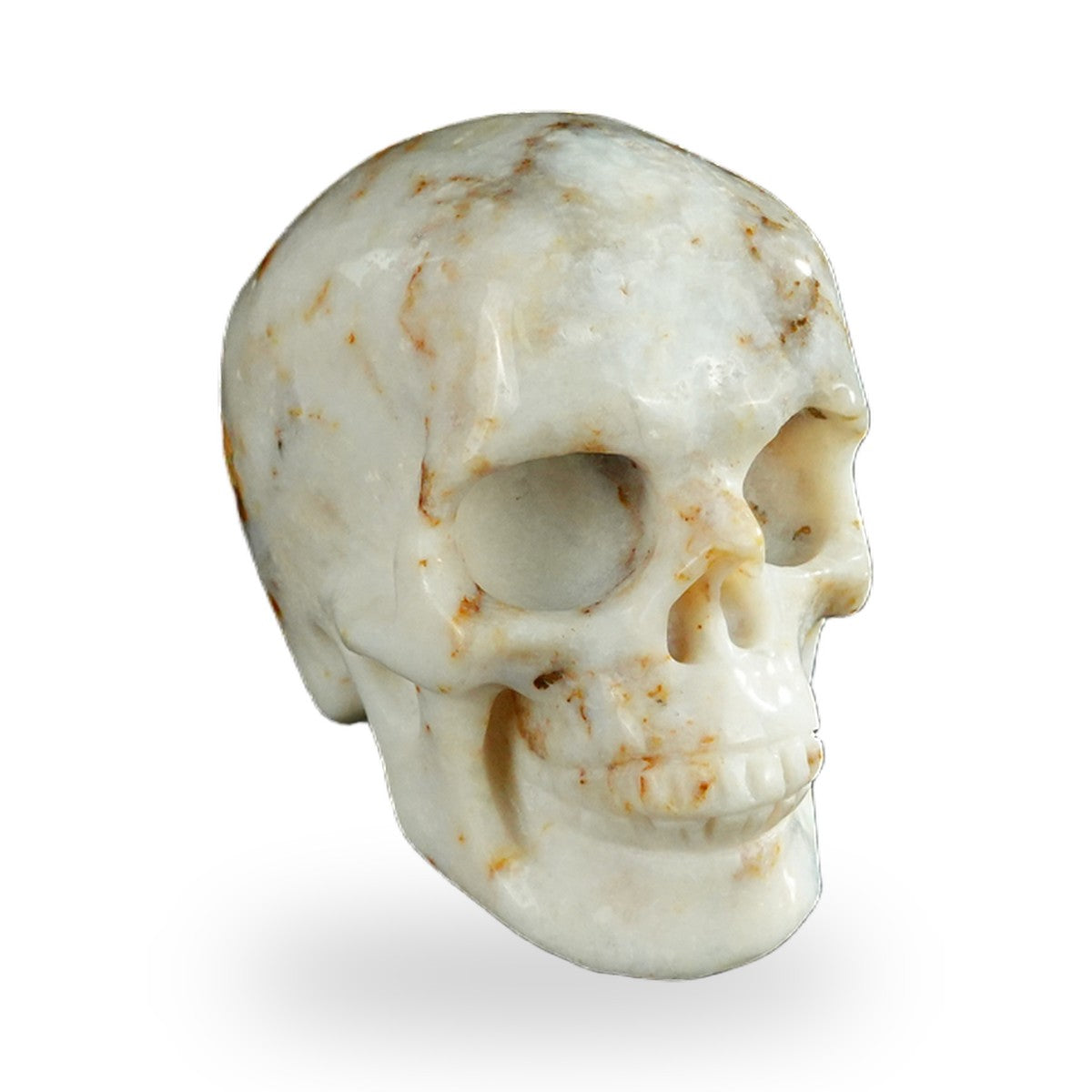 White Opal crystal skull 2.2" SKH20WO17 photo 2