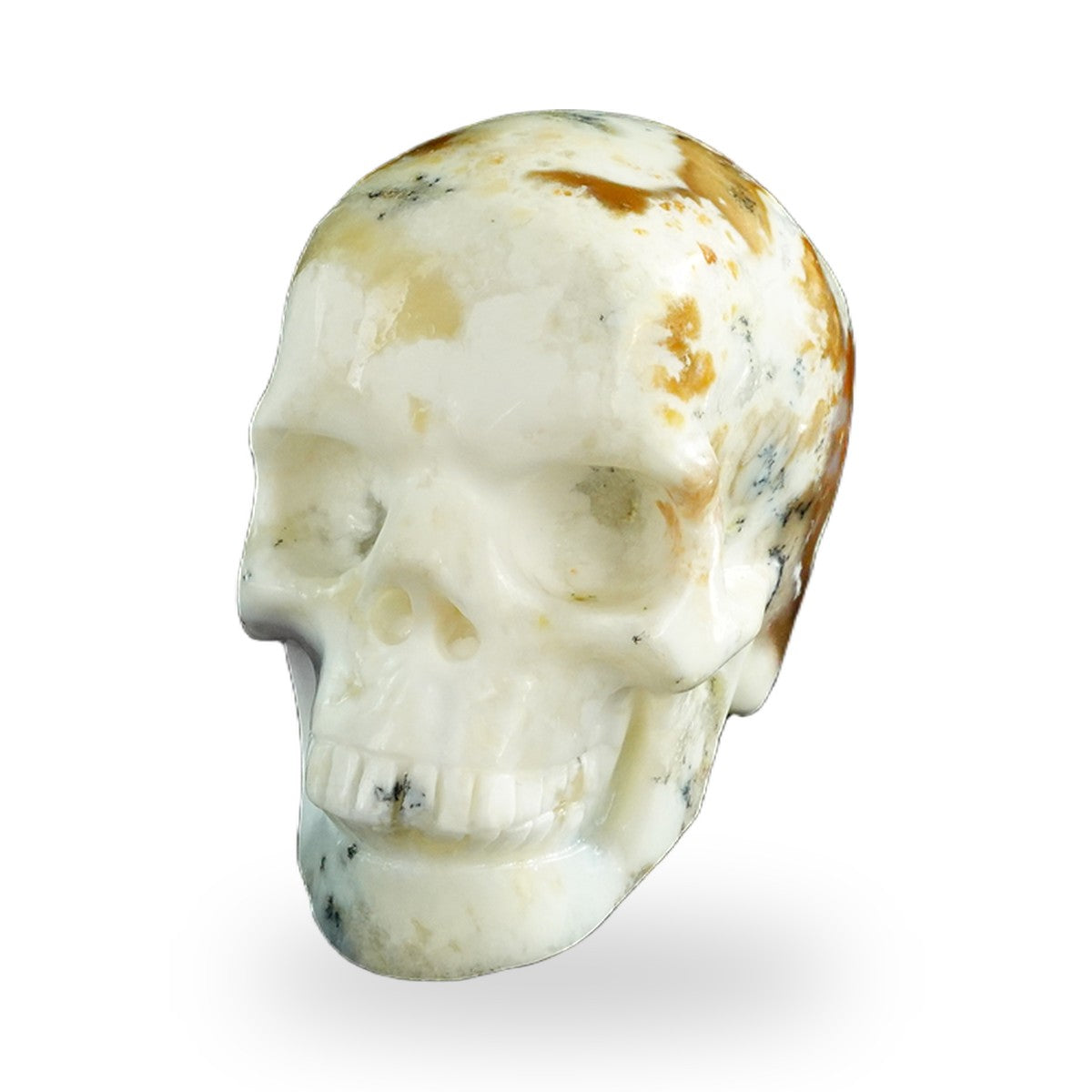 White Opal crystal skull 3" SKH30WO04 photo 2