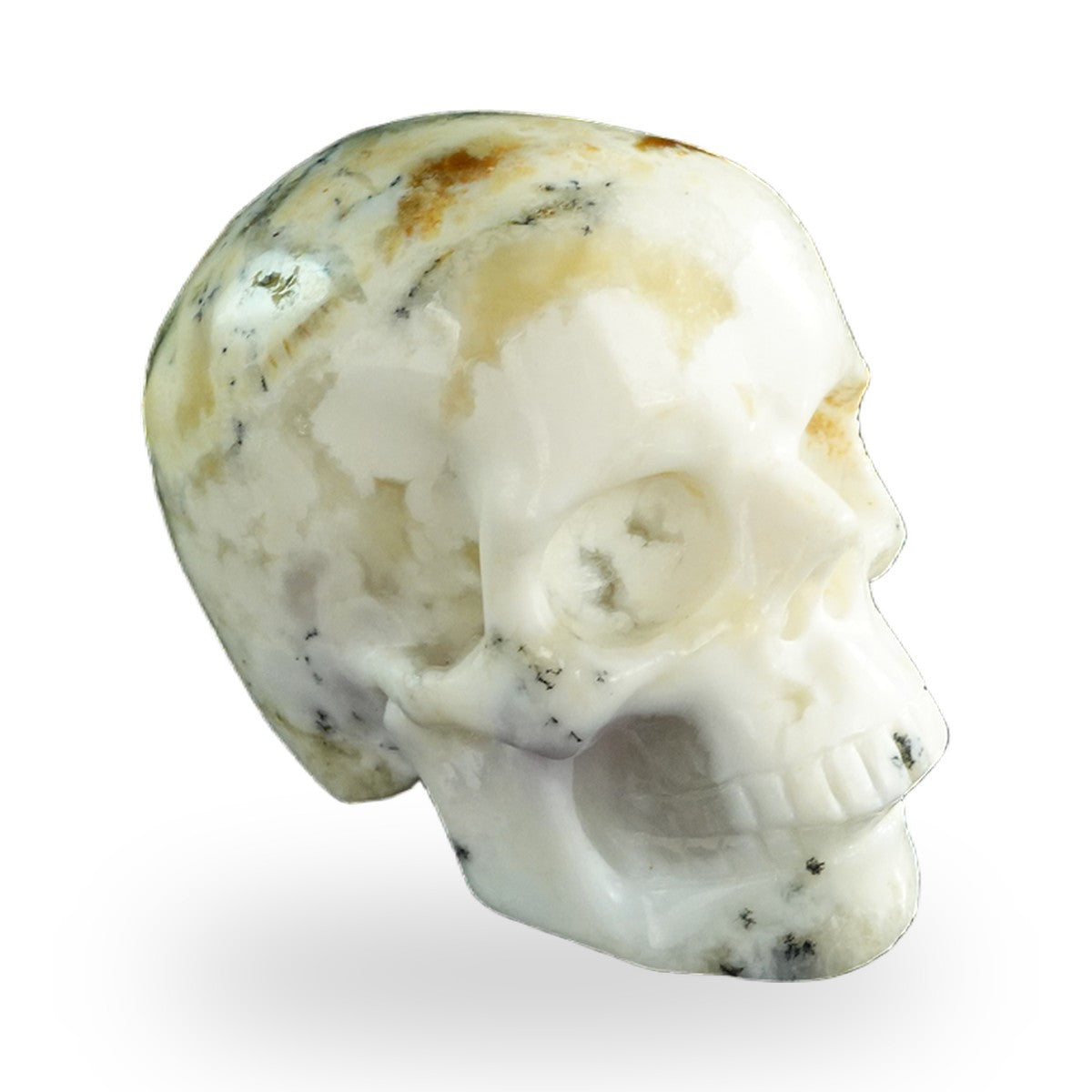 White Opal crystal skull 3" SKH30WO04 photo 4