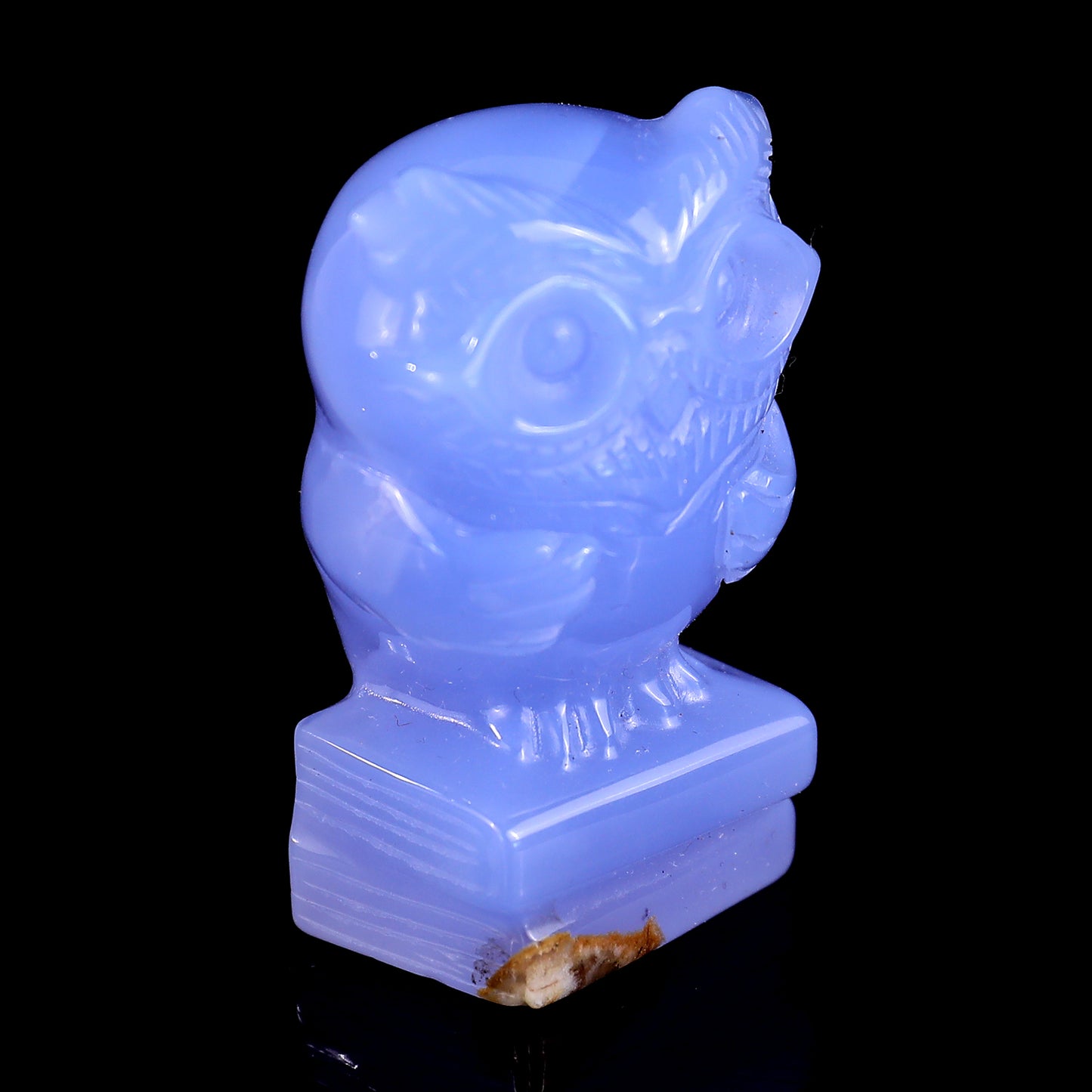 Hand Carved Crystal Owl Sculpture Dedicated Link For Checkout