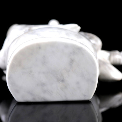 8.7" Ivory Jade Ghost King Carving Sculpture piece 3100008 view 4
