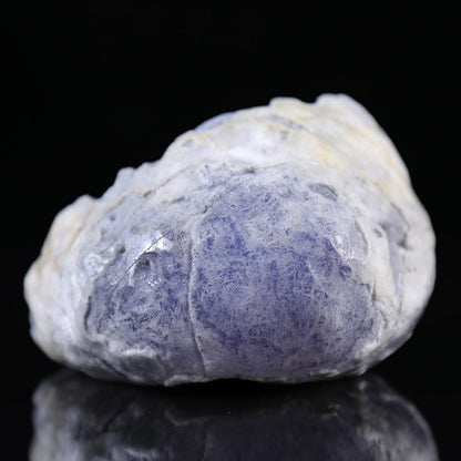 5.2" Blue Chalcedony Frog in Cave Carving Sculpture piece 3100013 view 5