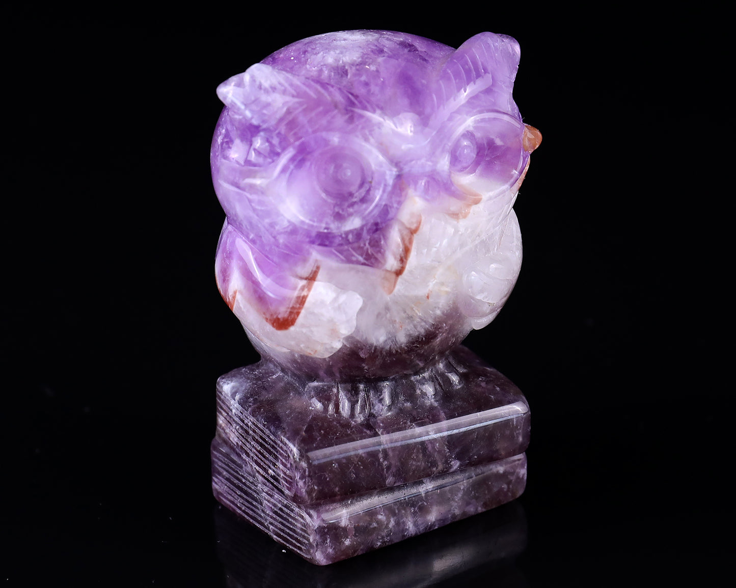 Hand Carved Crystal Owl Sculpture Dedicated Link For Checkout