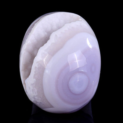 3.4" Geode Agate Human Skull Carving Sculpture piece 3100296 view 6