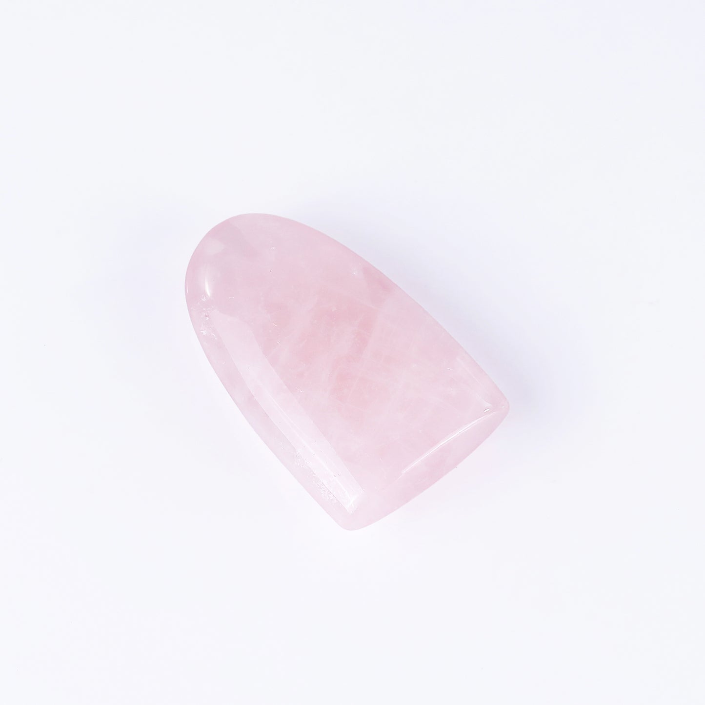 Natural Rose Quartz Hand Carved Crystal Polished Palm Stone,Hill Shape Palm Stone