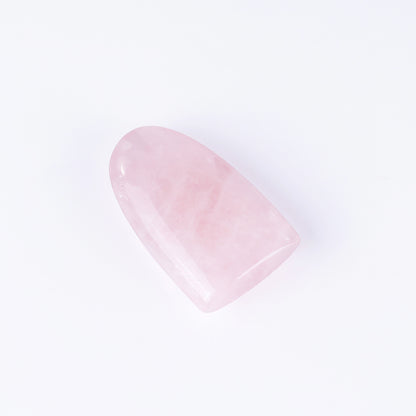 Natural Rose Quartz Hand Carved Crystal Polished Palm Stone,Hill Shape Palm Stone