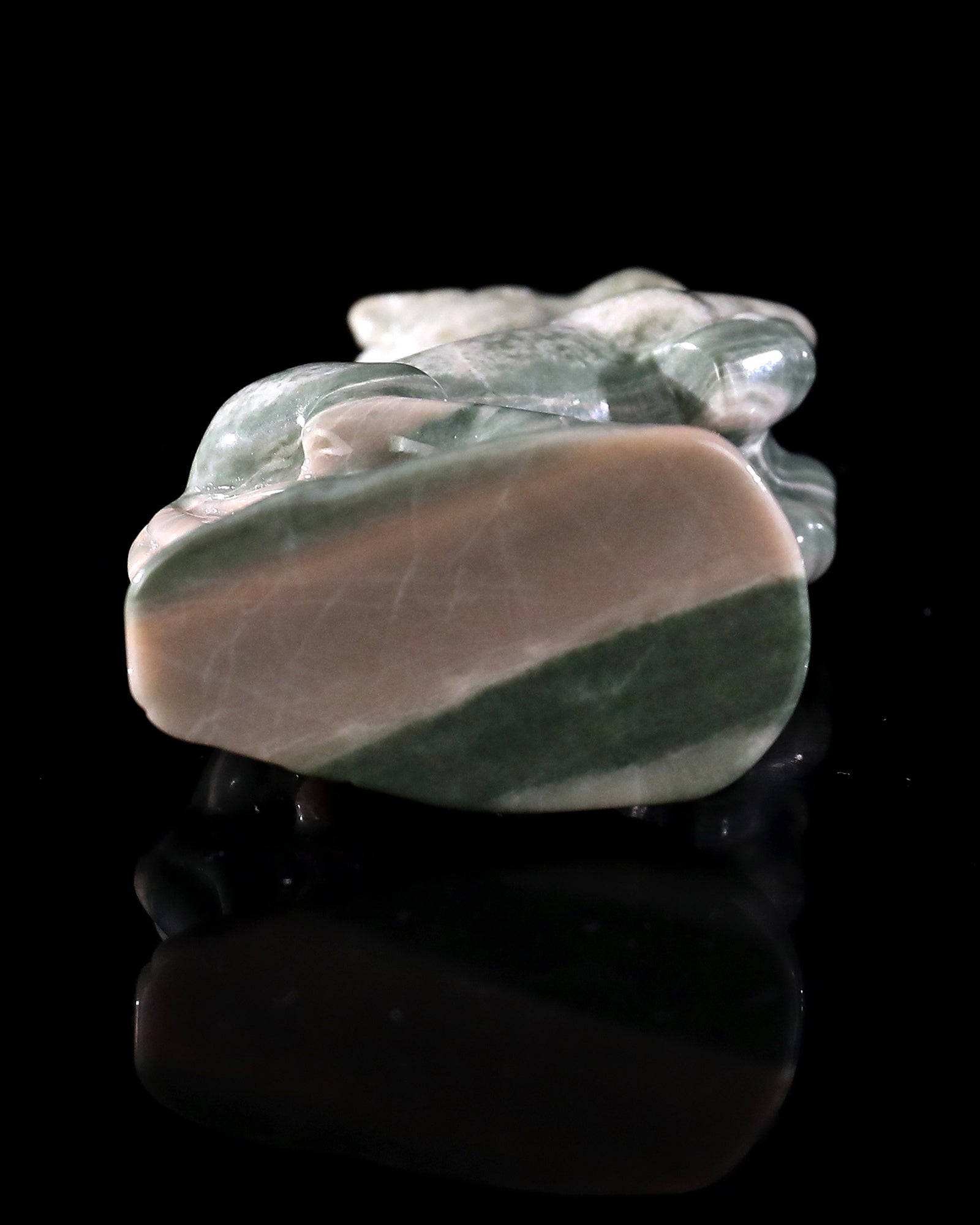 Nicedony 3.0" Nine Dragon Jade Hand Carved Crystal Horse Sculpture (SKU: 4100167) - Photo 8