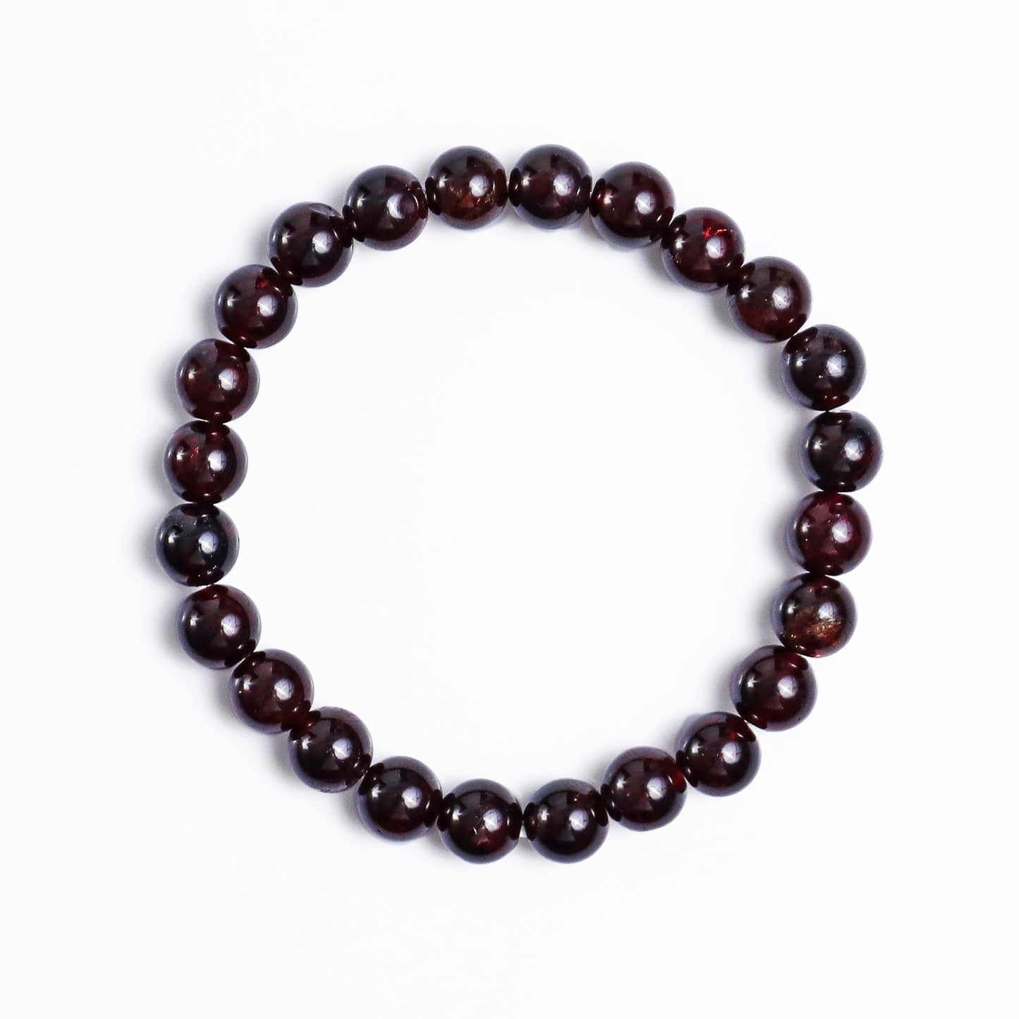 Natural Garnet Beads Bracelet,Healing Energy Bracelet,Handcrafted Gift