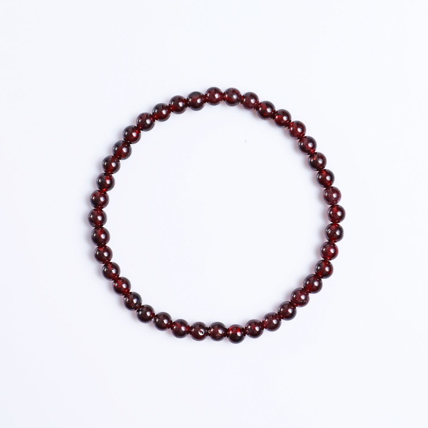 Natural Garnet Beads Bracelet,Healing Energy Bracelet,Handcrafted Gift