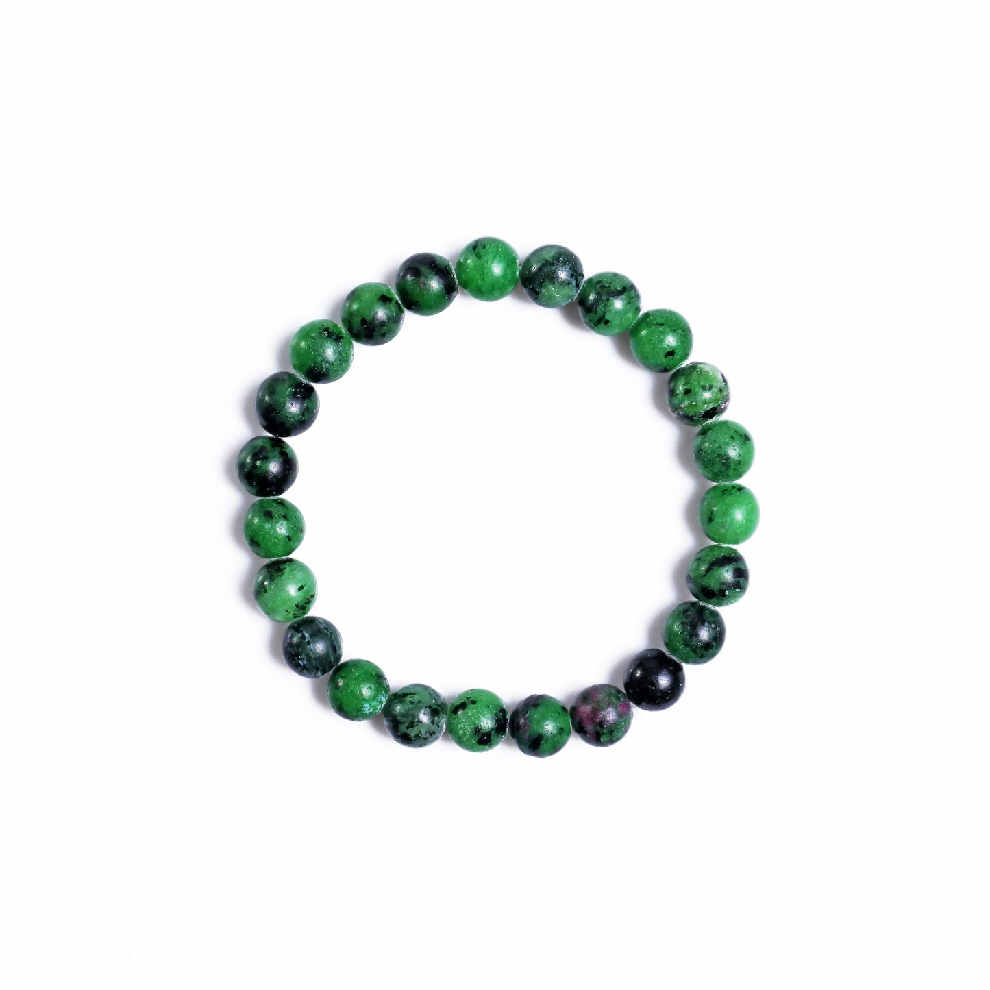 Natural Ruby Zosite Beads Bracelet,Healing Energy Bracelet,Handcrafted Gift