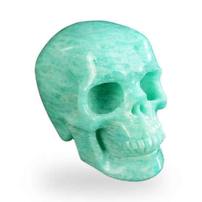 Amazonite crystal skull 2.2" SKH20AA01 view 3