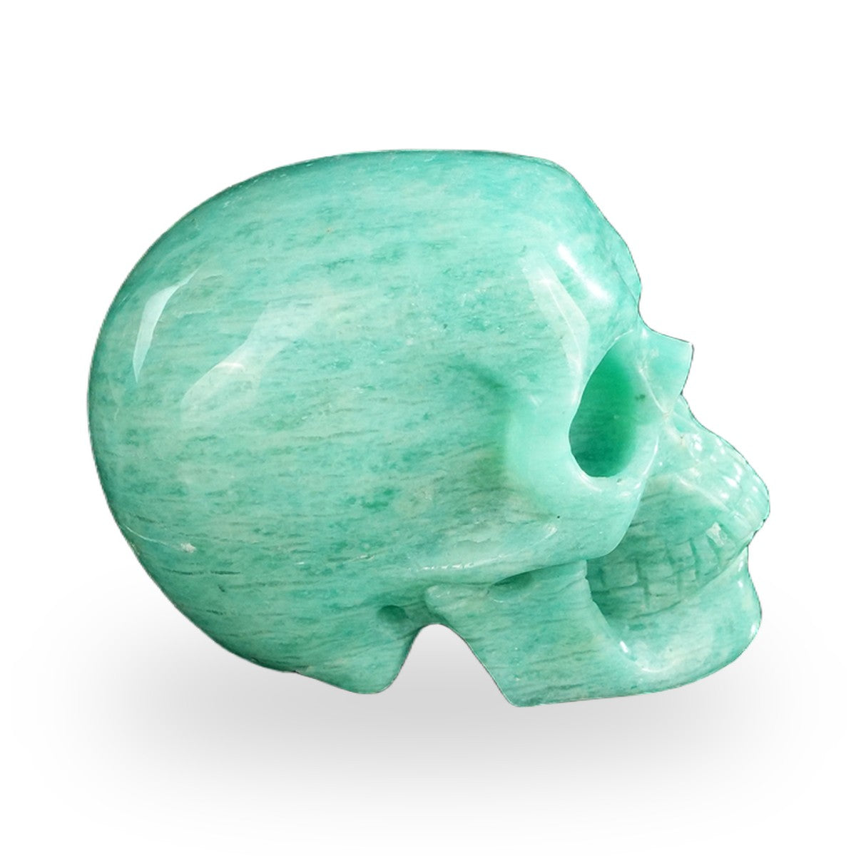 Amazonite crystal skull 2.2" SKH20AA01 view 5