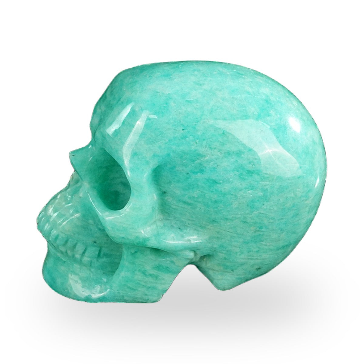 Amazonite crystal skull 2.2" SKH20AA01 view 6