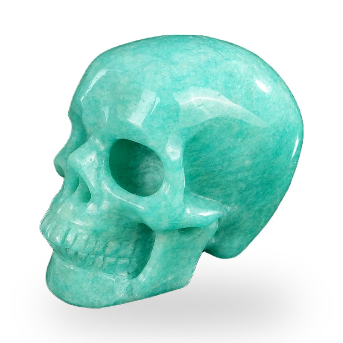Amazonite crystal skull 2.2" SKH20AA02 photo 8