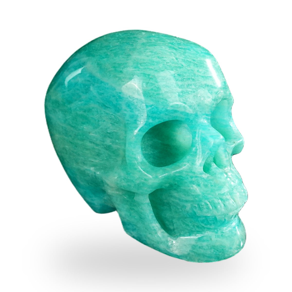 Amazonite crystal skull 2.2" SKH20AA03 photo 3